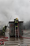 Containerbrand in Sondershausen (Foto: Silvio Dietzel)