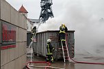 Containerbrand in Sondershausen (Foto: Silvio Dietzel)