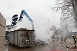 Containerbrand in Sondershausen (Foto: Silvio Dietzel)