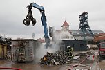 Containerbrand in Sondershausen (Foto: Silvio Dietzel)