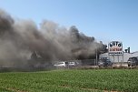 Brand eines Autohauses bei Nordhausen (Foto: S.Dietzel)