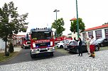Verabschiedung der Katastrophenschützer aus dem Kyffhäuserkreis zu den Flutopfern nach Ahrweiler (Foto: Antje Mund)