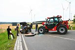 Traktor verunglückt (Foto: S. Dietzel)
