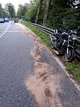 Folgenschwerer Motorradunfall im Kyffhäuser (Foto: Feuerwehr Bad Frankenhausen/SD)