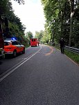 Folgenschwerer Motorradunfall im Kyffhäuser (Foto: Feuerwehr Bad Frankenhausen/SD)