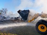 Einsatz der Feuerwehr bei Brand in Kirchengel (Foto: S.Dietzel)