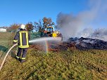 Einsatz der Feuerwehr bei Brand in Kirchengel (Foto: S.Dietzel)