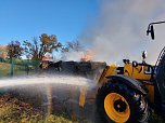 Einsatz der Feuerwehr bei Brand in Kirchengel (Foto: S.Dietzel)