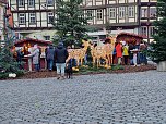 Auf dem Quedlinburger Weihnachtsmarkt (Foto: P.Blei)
