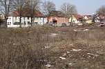 Geplant war der Lückenschluss An der Bleiche zwischen Lagerhalle und den Ansiedlungen zur Gerhart-Hauptmann-Straße mit dem Bau von acht Eigenheimen. (Foto: Kurt Frank)