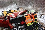 Die Feuerwehr Heiligenstadt musste heute eine Frau aus ihrem Fahrzeug retten (Foto: Feuerwehr Heiligenstadt)