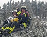 Die Südharzer Kameraden beim Oberhofer Treppenlauf (Foto: Feuerwehr Neustadt-Osterode)