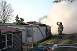 Gartenlaubenbrand im Nordhäuser Kastanienweg (Foto: S. Dietzel)