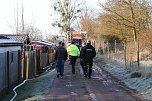 Gartenlaubenbrand im Nordhäuser Kastanienweg (Foto: S. Dietzel)