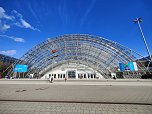 Peter Blei unterwegs auf der "Partner Pferd" in Leipzig (Foto: Peter Blei)