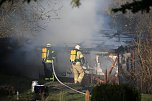 Laubenbrand in Sondershausen (Foto: Silvio Dietzel)