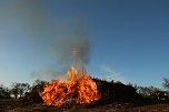 Osterfeuer bei Krimderode (Foto: agl)