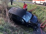 Unfall bei Großwechsungen (Foto: S.Dietzel) Unfall bei Großwechsungen (Foto: S.Dietzel)