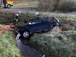 Unfall bei Großwechsungen (Foto: S.Dietzel) Unfall bei Großwechsungen (Foto: S.Dietzel)