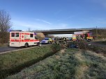 Unfall bei Großwechsungen (Foto: S.Dietzel) Unfall bei Großwechsungen (Foto: S.Dietzel)