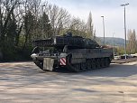 28 Leopard 2 Panzer zurück in Bad Frankenhausen (Foto: S. Dietzel)