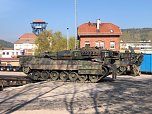 28 Leopard 2 Panzer zurück in Bad Frankenhausen (Foto: S. Dietzel)