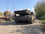 28 Leopard 2 Panzer zurück in Bad Frankenhausen (Foto: S. Dietzel)