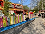 Das Ampelinchen und seine Helfer besuchte wieder die Kita am Lohmarkt (Foto: KITA Lohmarkt)