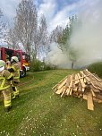 Feuer beim Kanu-Sport-Verein (Foto: Feuerwehr Sundhausen/Silvio Dietzel)