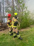 Feuer beim Kanu-Sport-Verein (Foto: Feuerwehr Sundhausen/Silvio Dietzel)