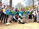 Affengeburtstag und Putzaktion im Affenpark Straußberg (Foto: S. Dietzel)