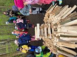 Kindergarten zu Besuch beim Köhlerverein (Foto: U.Gerhardt)