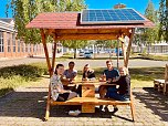 Die erste Auftankstelle an der Hochschule Nordhausen hat ihren Platz gefunden. (Foto: Tina Bergknapp)