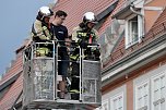 Feuerwehreinsatz in der Innenstadt von Bad Langensalza (Foto: Eva Maria Wiegand)