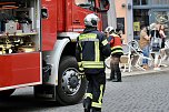 Feuerwehreinsatz in der Innenstadt von Bad Langensalza (Foto: Eva Maria Wiegand)