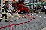 Feuerwehreinsatz in der Innenstadt von Bad Langensalza (Foto: Eva Maria Wiegand)