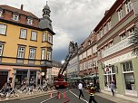 Feuerwehrübung in der Bad Langensalzaer Altstadt (Foto: oas)