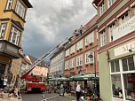 Feuerwehrübung in der Bad Langensalzaer Altstadt (Foto: oas)