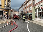 Feuerwehrübung in der Bad Langensalzaer Altstadt (Foto: oas)