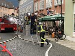 Feuerwehrübung in der Bad Langensalzaer Altstadt (Foto: oas)