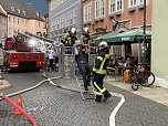 Feuerwehrübung in der Bad Langensalzaer Altstadt (Foto: oas)