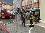 Feuerwehrübung in der Bad Langensalzaer Altstadt (Foto: oas)