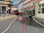 Feuerwehrübung in der Bad Langensalzaer Altstadt (Foto: oas)