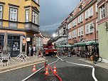 Feuerwehrübung in der Bad Langensalzaer Altstadt (Foto: oas)