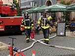 Feuerwehrübung in der Bad Langensalzaer Altstadt (Foto: oas)