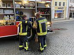 Feuerwehrübung in der Bad Langensalzaer Altstadt (Foto: oas)