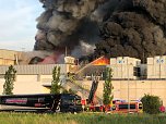 Rettungsarbeiten an der Bäckerei in Bleicherode (Foto: S.Dietzel)