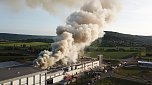 Großbrand bei Panem in Bleicherode (Foto: S. Dietzel)