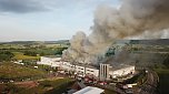 Großbrand bei Panem in Bleicherode (Foto: S. Dietzel)