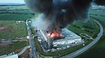 Großbrand bei Panem in Bleicherode (Foto: S. Dietzel)